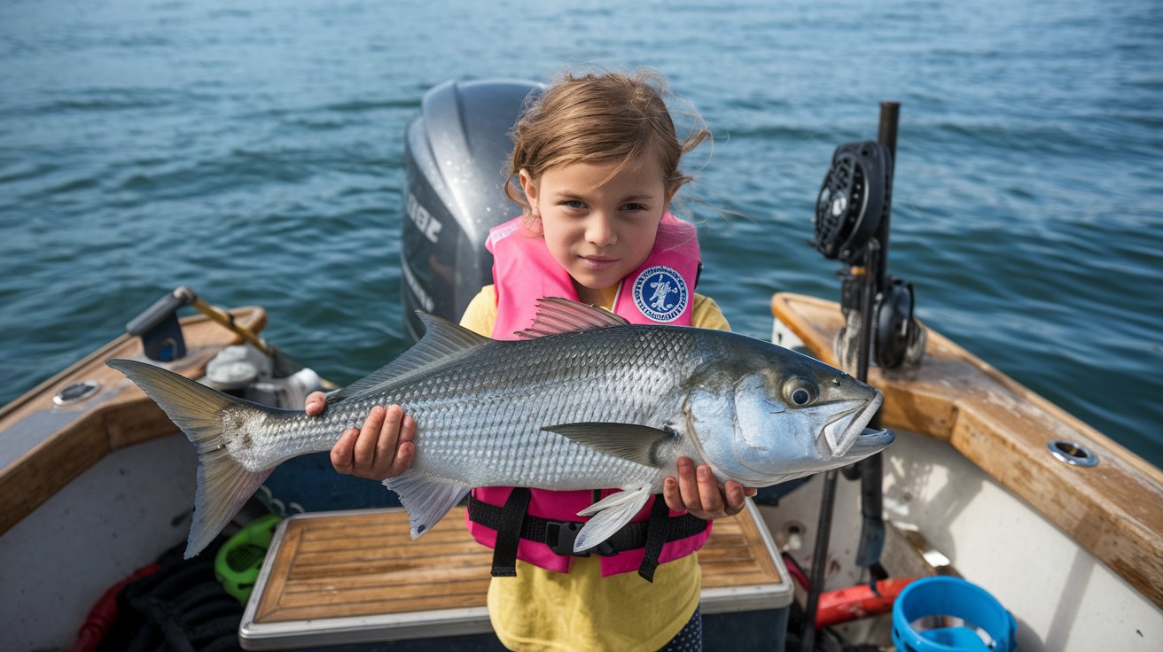 Girl with little porgy